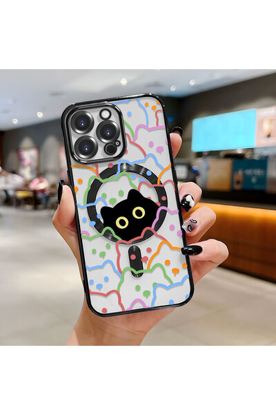 Hontinga حافظة هاتف لاسلكية من السيليكون الناعم الشفاف متوافقة مع هاتف iPhone...