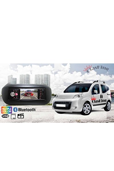 ClasKing FİAT FİORİNO UYUMLU 4X55 W GERİ GÖRÜŞ KAMERALI BLUETOOTH TEYP