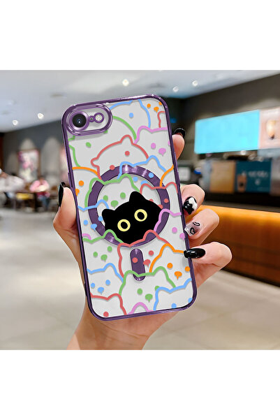 Hontinga حافظة هاتف لاسلكية من السيليكون الناعم الشفاف متوافقة مع هاتف iPhone...