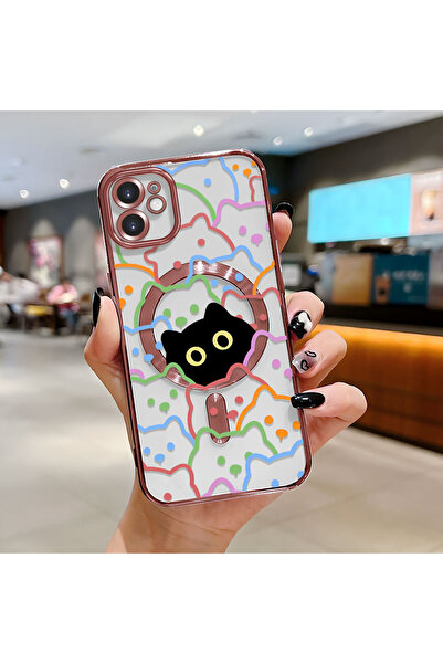 Hontinga iPhone 11 Compatible Transparent Soft Silicone Magsafe Wireless Phon...