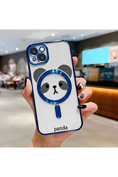 Hontinga iPhone 14 Plus Compatible Transparent Soft Silicone Magsafe Wireless...