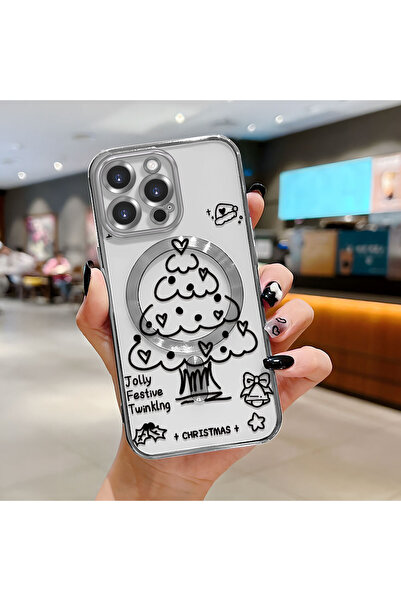 Hontinga حافظة هاتف لاسلكية من السيليكون الناعم الشفاف متوافقة مع هاتف iPhone...