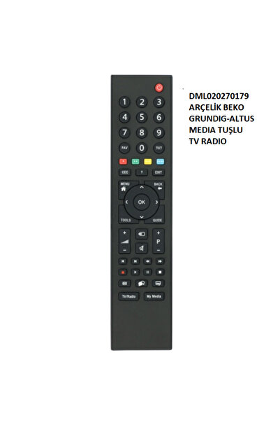 Beko GRUNDIG TV/RADIO TUŞLU LCD TV KUMANDASI