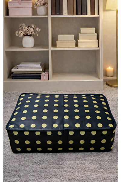 Quality Shop Fermuarlı Hurç 69x51x19 Cm Saklama Kutusu Nevresim Kıyafet Düzen...