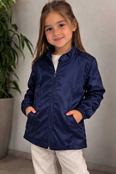 GHAND معطف لامع للأطفال البنات والأولاد مظهر جلدي جيب بسحاب موديل موسمي جاكيت...