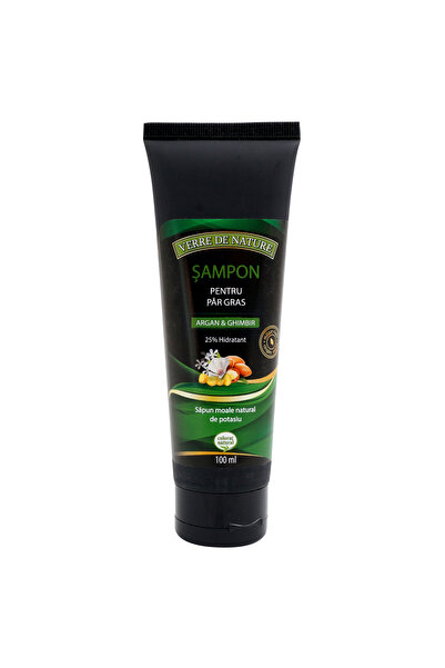 Verre De Nature Shampoo for oily hair with argan, ginger and vegetable comple...