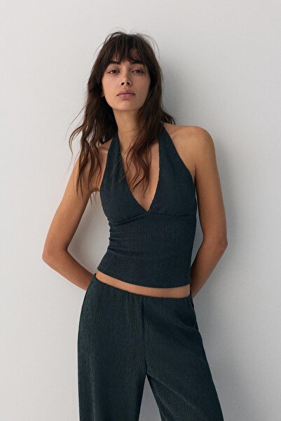 Pull & Bear Bambula halter top