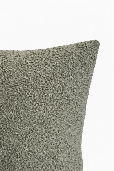 Typoniq Attitude Included Premium Odin Bukle Woven Green Cushion Cover (43X43 cm)