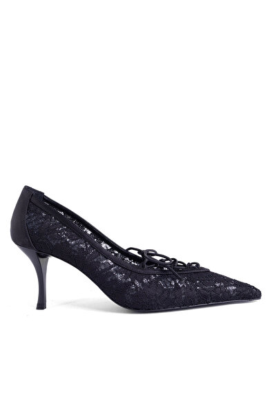 MARY Evening Dress Shoes Heeled Shoes Lace Heeled Engagement Shoes Stiletto S...