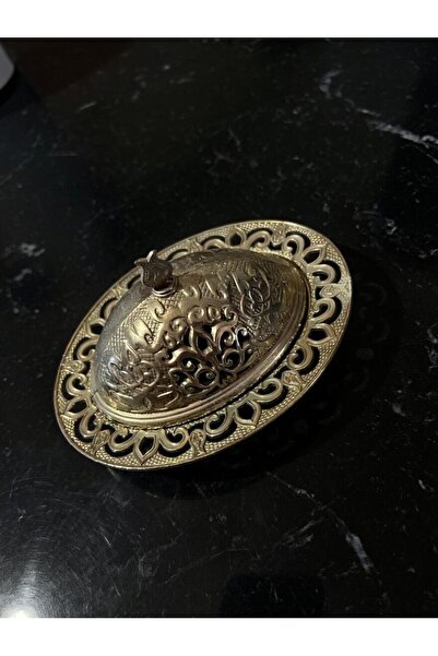 naturel glow Osmanlı Tarzı Vintage Desenli Kapaklı Mini Lokumluk Şekerlik Dek...
