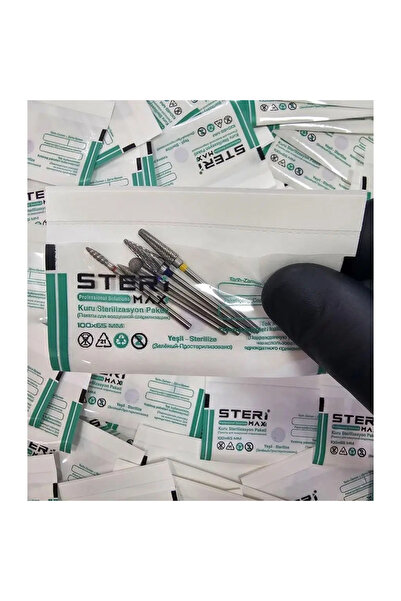 arasia Freze Uç Sterilizasyon Zarfı Şeffaf – Mini Boy İndikatörlü Sterilizasy...