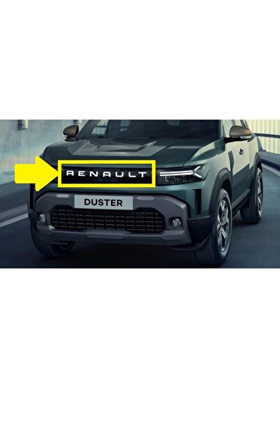 OEK Renault Duster 2024 2025 Ön 3D Amblem Harf Monogram 628906398R