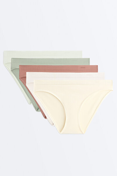 Oysho 5'li Seamless Soft Touch klasik külot