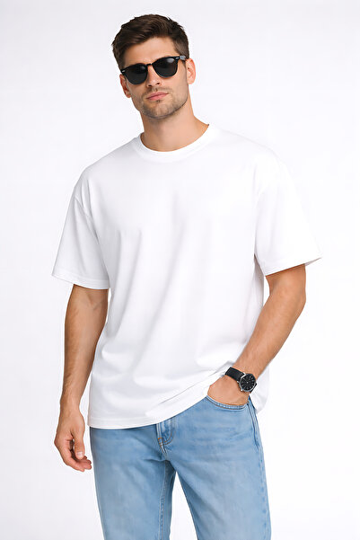 ArtYus Basic Oversized Unisex T-Shirt – Pack of Cotton Crew Neck Casual Comfo...