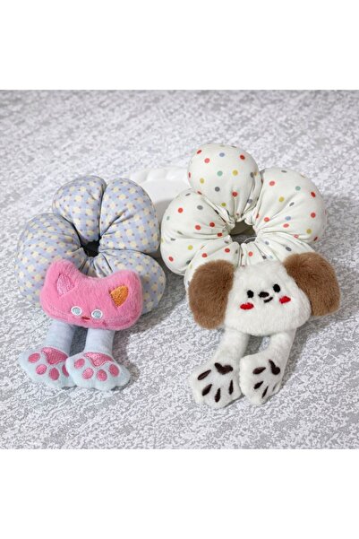 EMKSHOP مجموعة مشابك شعر كيوت فريندز ذات الشكلين (حجم كبير)