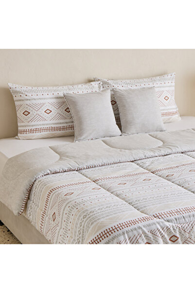 Home Box Madison Luton 5-Piece Cotton Printed King Comforter Set - 220x240 cm