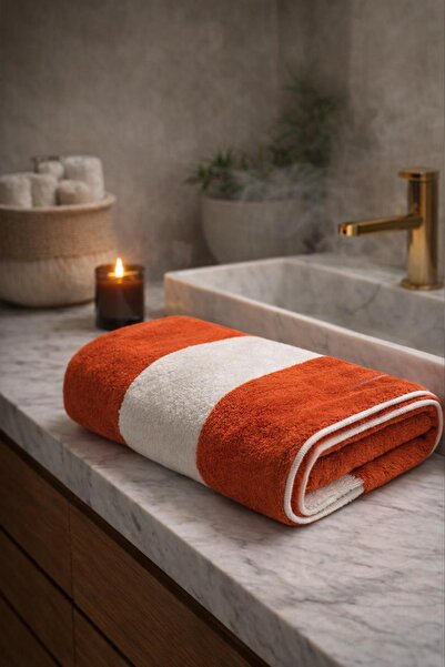 LEKUREN 100% Cotton Large Bath & Beach Towel