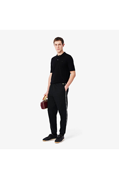 Lacoste Erkek Tapered Fit Siyah Eşofman Altı