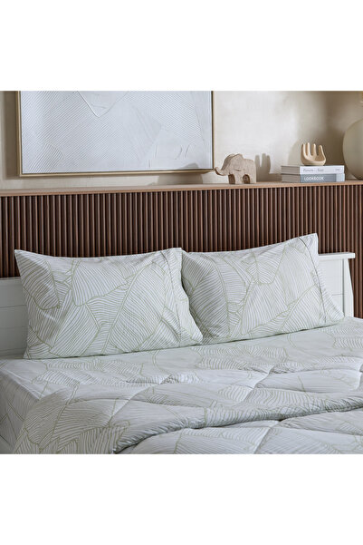 Home Box Malta-Sylva 3-Piece Printed Cotton Queen Comforter Set - 200x240 cm