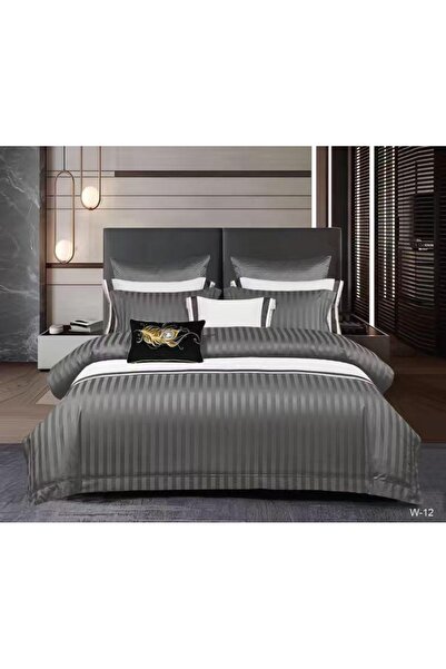 Super Design Pucioasa Damask Duvet Cover Set with Stretchy- Set of 6 pieces. ...