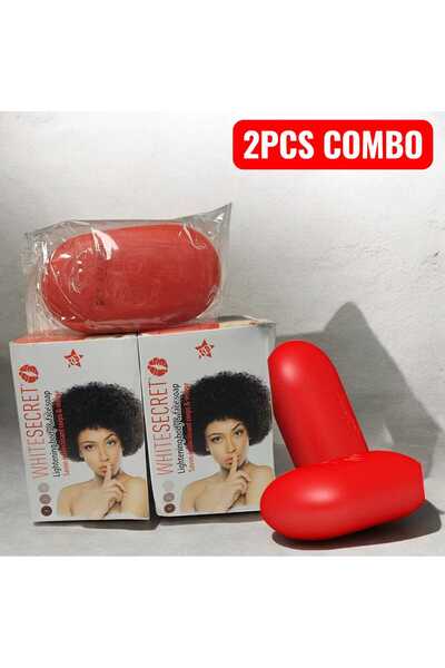 White secret Lightening Face & Body Soap 2PC COMBO - Moisturizing Cleansing B...