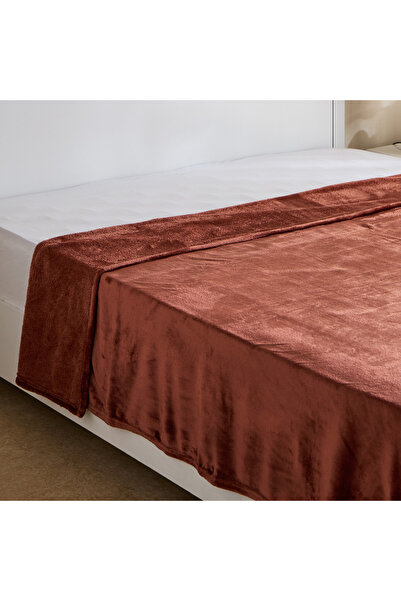 Home Box Nova Solid Flannel Queen Blanket - 200x220 cm