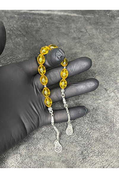Mos Tespih Zaza Sallamalık High-End Orange Powder Amber Prayer Beads