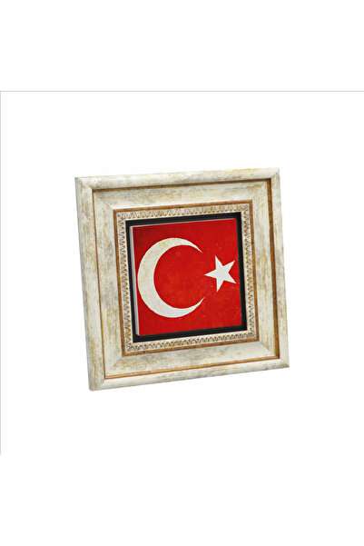Sadrazam Drapelul Turciei cu imprimeu Tablou cu pietre naturale 20X20KRT-98