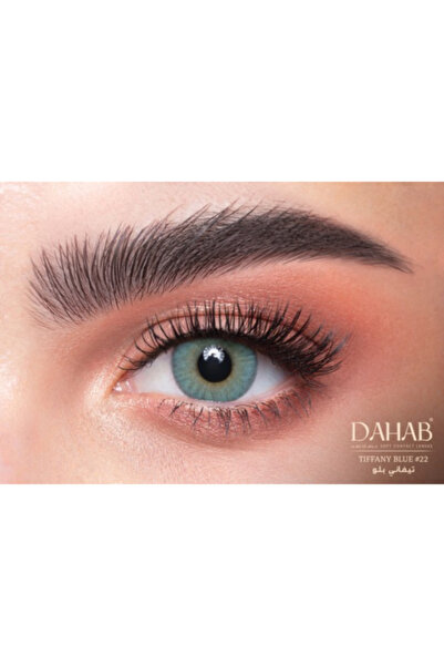 DAHAB عدسات تيفاني الزرقاء اليومية، عبوة من 10 عدسات، عدسات لاصقة للاستخدام ا...
