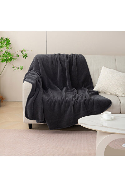 Home Box Logan Chenille Double Layer King Blanket - 220x240 cm