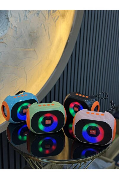 MEMİTA Everton RT-346 Bluetooth Ses Bombası LED Işıklı Hoparlör USB / TF Kart...