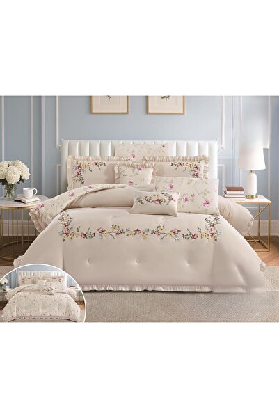 NAJMA Luxurious double-sided summer quilted Duvet cover set for a comfortable...