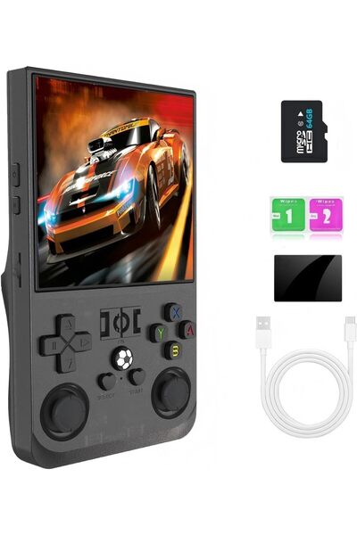 Generic r36max Handheld Retro Gaming Console 4.0 inch IPS Screen 18000+ Game,...