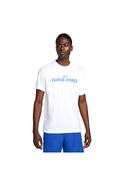 Nike Pro Dri-Fit Stil casual alb pentru bărbați tricou FJ2393-100