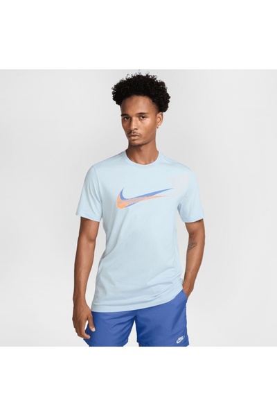 Nike Sportswear 12Mo Swoosh Men's Blue T-Shirt