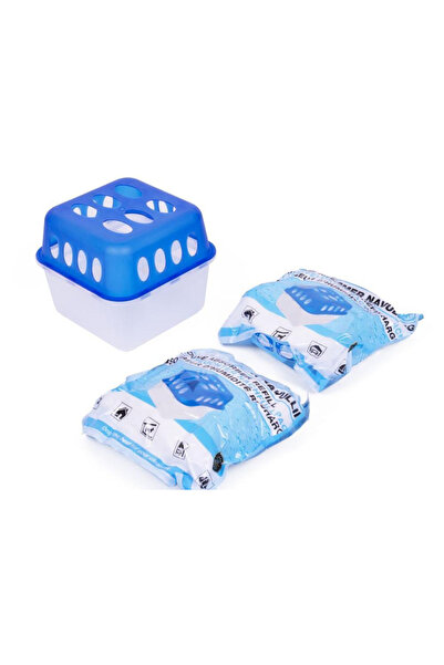 OEM Set 2x Dezumidificator Anti-Umiditate 2 rezerve, 12x13x13 cm, pentru Spat...