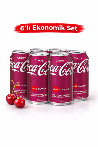 Coca-Cola Cherry 330ml x 6 Adet