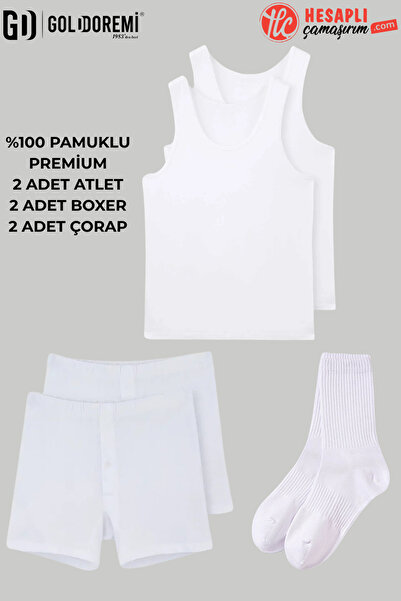 gd goldoremi Set premium pentru bărbați, bumbac 100% piese: 2 piese maiouri c...