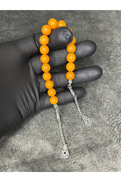 Mos Tespih Zaza Sallamalık High-End Orange Powder Amber Prayer Beads