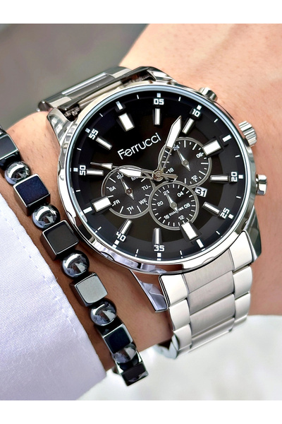 Ferrucci Men's Calendar Wristwatch