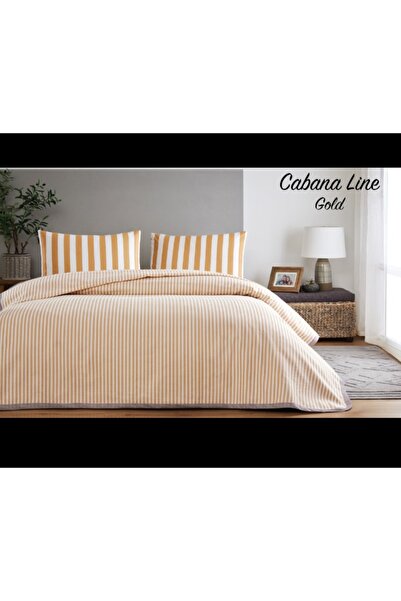 Özdilek Double Pique Bedspread Set Cabana Line