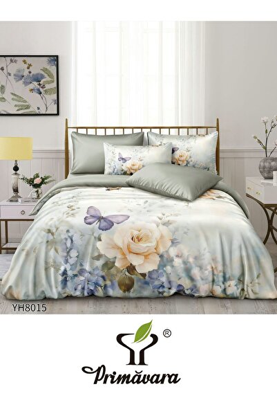 Sky Home 6 Piece Duvet Cover Set Set – Satin Deluxe – Double Bed – Premium Qu...