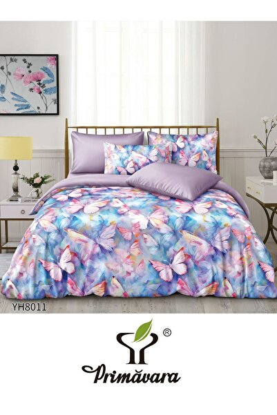 Sky Home 6 Piece Duvet Cover Set Set – Satin Deluxe – Double Bed – Premium Qu...