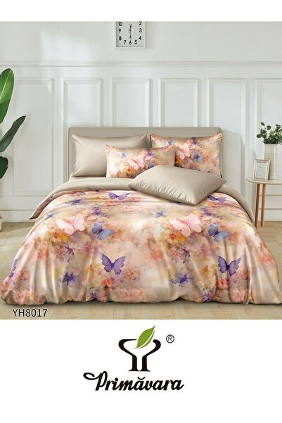 Sky Home 6 Piece Duvet Cover Set Set – Satin Deluxe – Double Bed – Premium Qu...