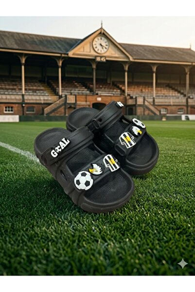 Behtah Kundura Boy's Open-Fronted Cross Jibbitz Decorated Gift Set with Close...