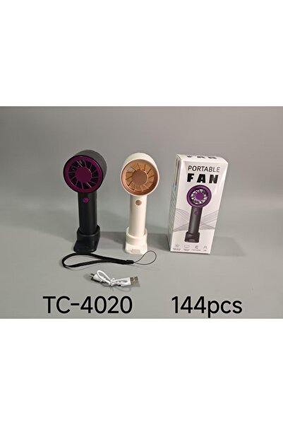 Other TC-4020 Mini Portable Rechargeable Fan – Handheld Fan with LED Light, P...
