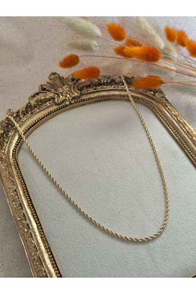 Snartun Cm Jewelry Women's Stainless Steel Twisted Chain Necklace - Tarnish-F...