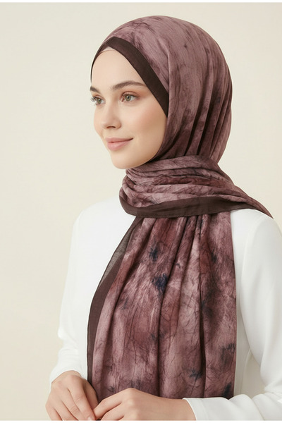 Alivascarf Bambu Kraş Şal Batik Desen Yeni Şal