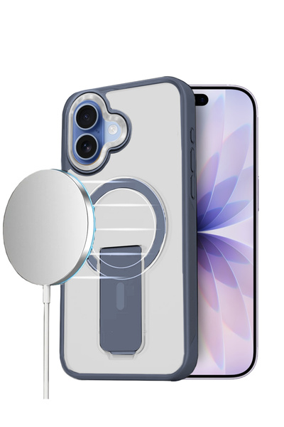 Wtech غطاء حماية فاخر من آبل لهاتف آيفون 17 5G 2025، بلون أزرق جليدي، مزود بخ...