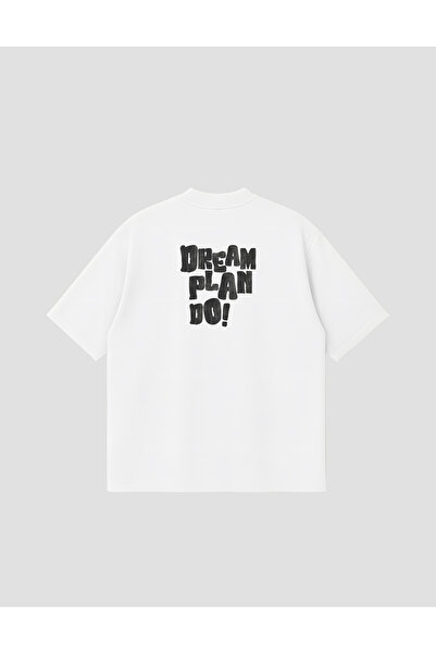 PURE POWER Dream Plan Do Boxy Fit Oversized Unisex 100% Cotton Pack Tshirt – ...